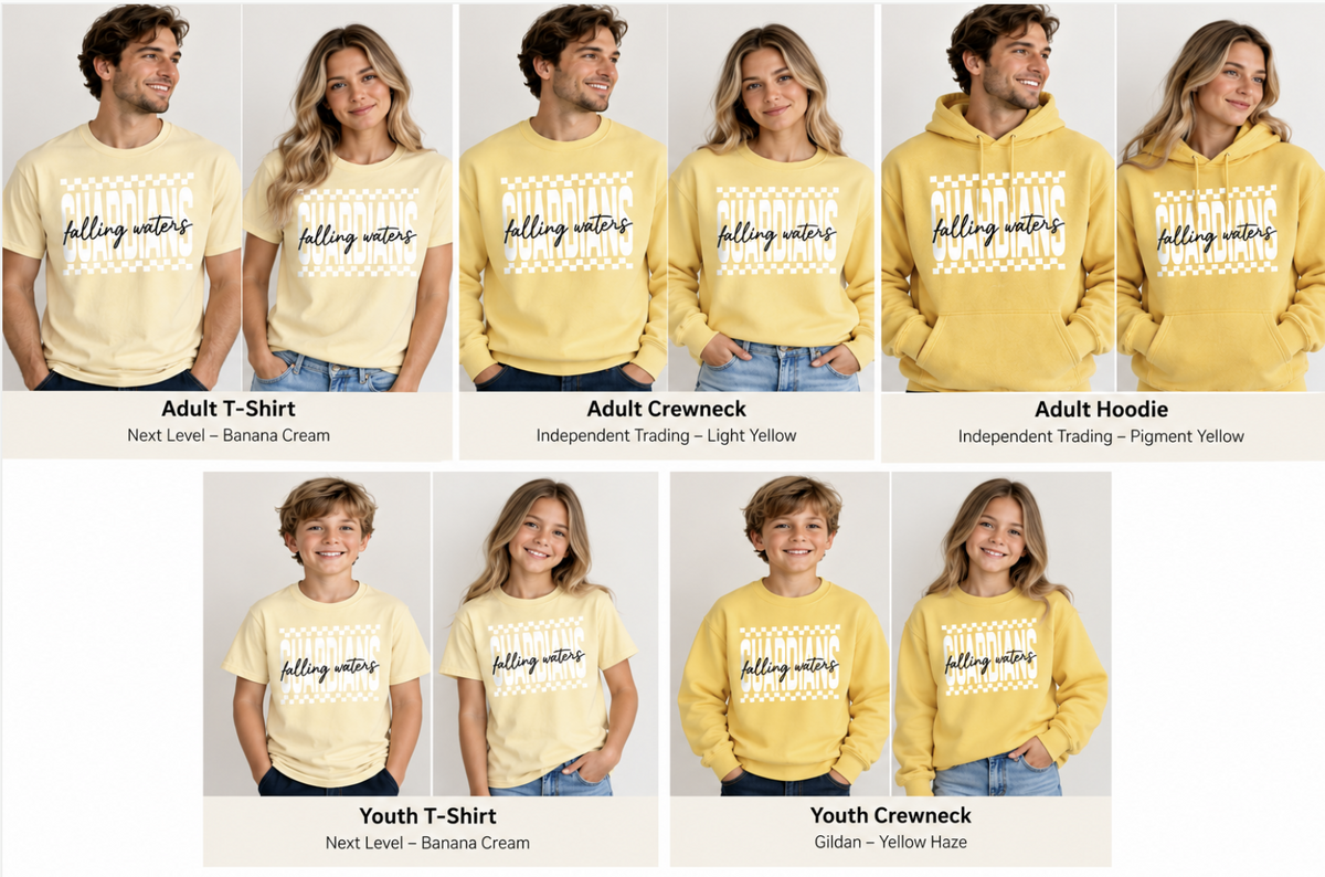 Guardians - Checkered Spirit Wear - Yellow