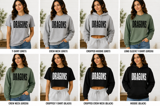 Dragons Bold Text