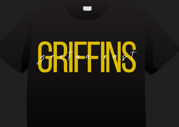 Griffins with Script