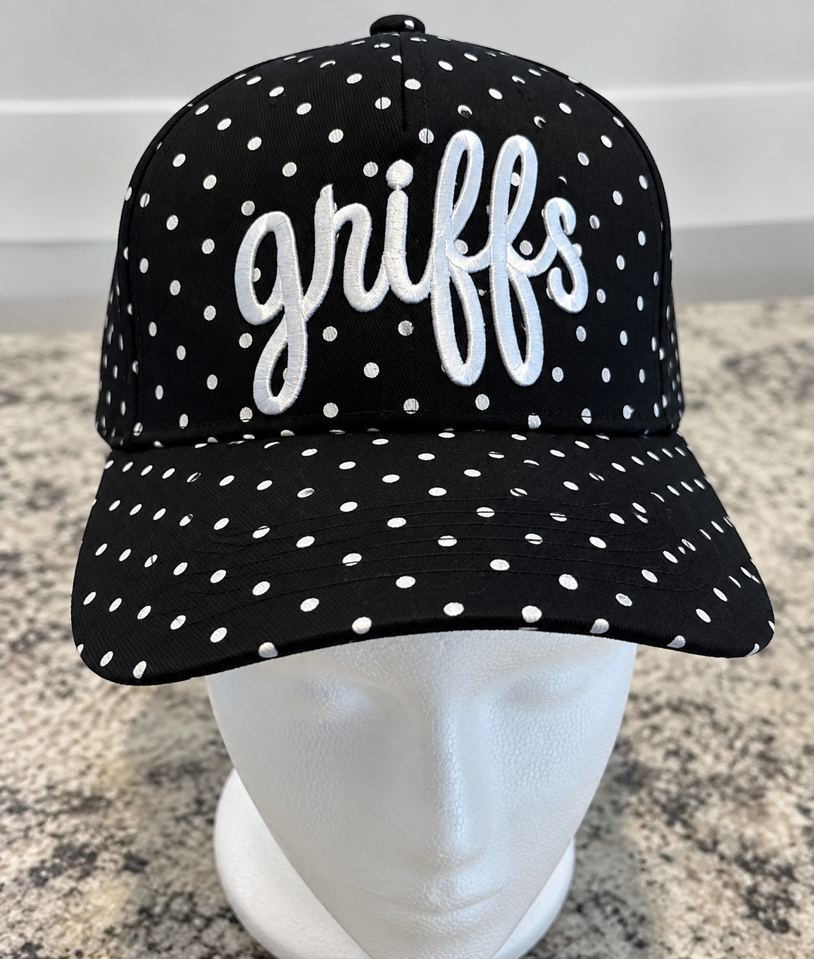 Post Prom Polka Dot Griffs Hat - NEW