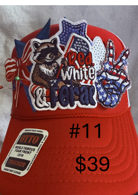 4th of July USA Hats