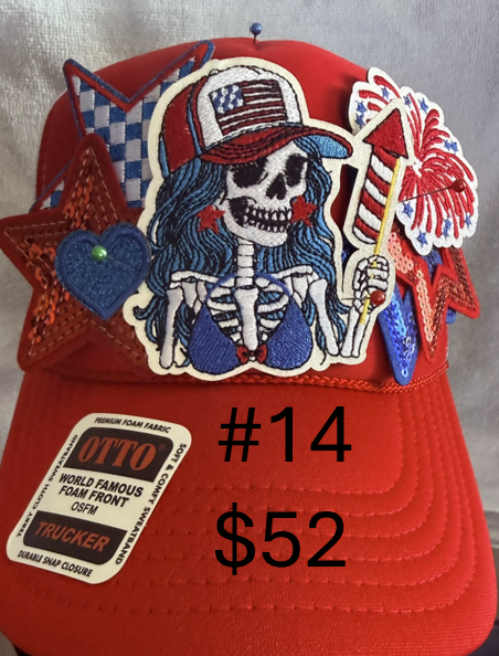 4th of July USA Hats
