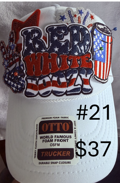 4th of July USA Hats