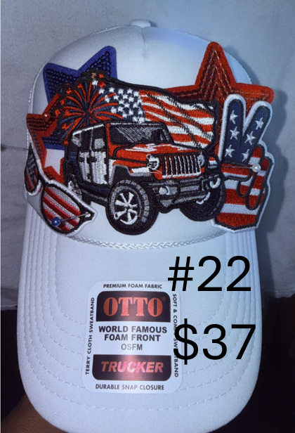4th of July USA Hats