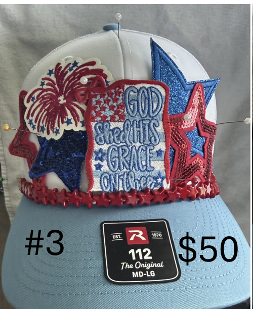 4th of July USA Hats