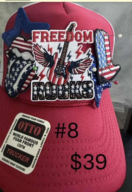 4th of July USA Hats